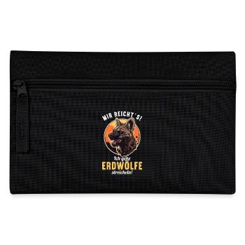 Erdwölfe Erdwolf - Federtasche - Schwarz - Vorne