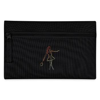 Croquis du joueur de badminton - Trousse - noir - Devant