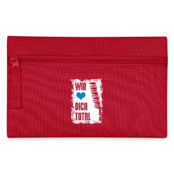 Rostock Football We love you totally Rostock - Pencil Case - red - Front