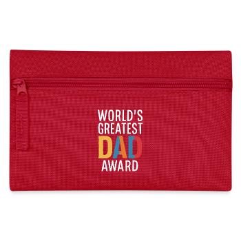 Prix du plus grand papa au monde - Trousse - rouge - Devant