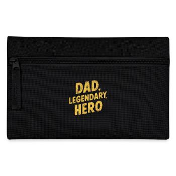 Motif de héros légendaire de papa pour vous - Trousse - noir - Devant