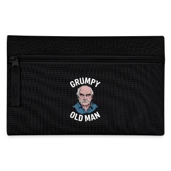 Grumpy Old Man Lustiger Spruch - Federtasche - Schwarz - Vorne