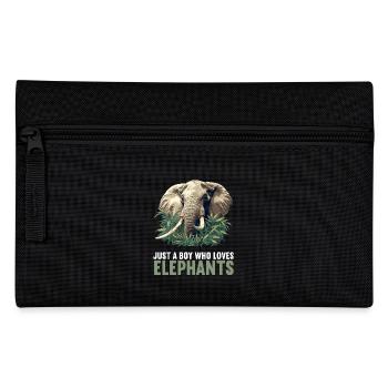 Elefanten Elefant - Federtasche - Schwarz - Vorne
