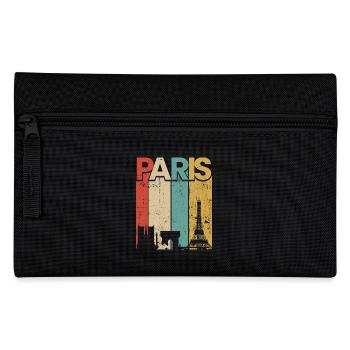 Paris Vintage Sunset Stripes - Trousse - noir - Devant
