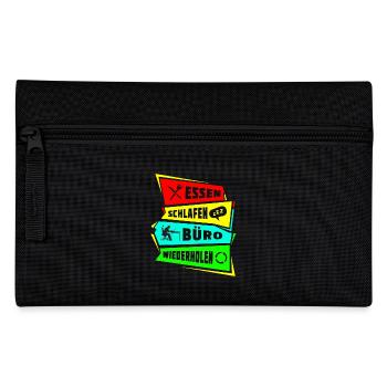 Manger dormir Répétition du bureau - Trousse - noir - Devant