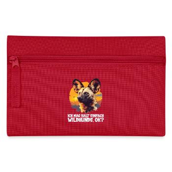 Wild Dogs Wild Dog - Pencil Case - red - Front