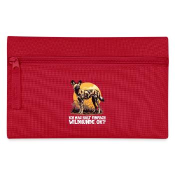 Wild Dogs Wild Dog - Pencil Case - red - Front