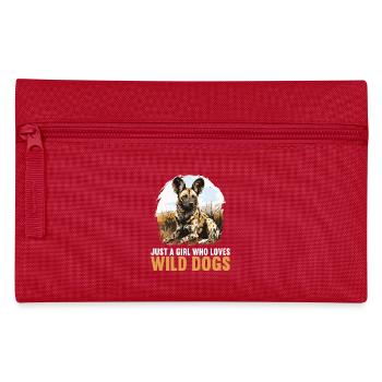 Wildhunde Wildhund - Federtasche - Rot - Vorne