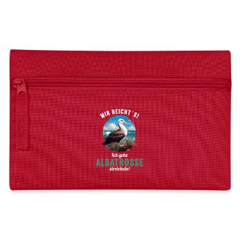 Albatross Albatrosse Albatros - Pencil Case - red - Front
