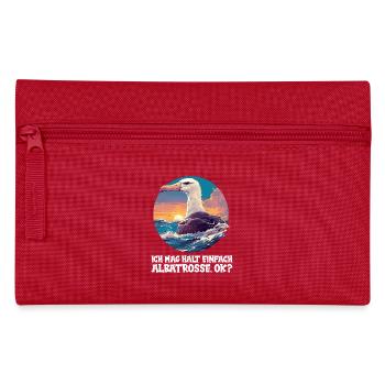 Albatross Albatrosse Albatros - Pencil Case - red - Front