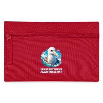 Albatross Albatrosse Albatros - Pencil Case - red - Front