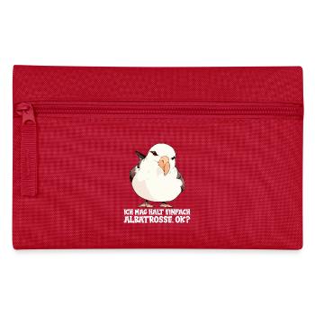 Albatross Albatrosse Albatros - Pencil Case - red - Front