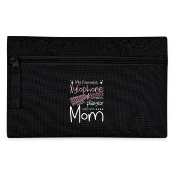 My favorite xylophone player calls me mom - Federtasche - Schwarz - Vorne