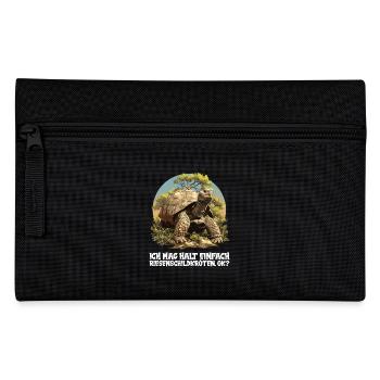 Giant tortoises Giant tortoise - Pencil Case - black - Front