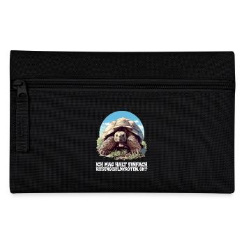 Giant tortoises Giant tortoise - Pencil Case - black - Front
