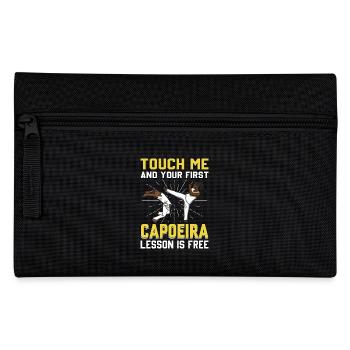 Berühre mich und deine erste Capoeira-Lektion ist kostenlos - Federtasche - Schwarz - Vorne