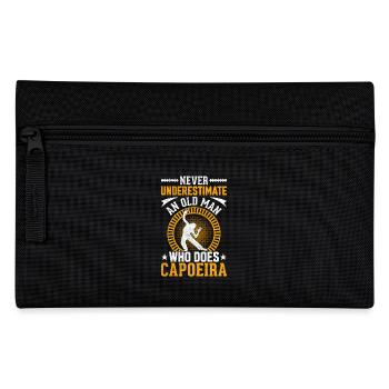 Never underestimate an old man who does capoeira - Pencil Case - black - Front