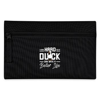 Je travaille dur pour que mon canard puisse avoir une vie meilleure - Trousse - noir - Devant