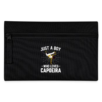 Just a Boy who loves Capoeira - Pencil Case - black - Front