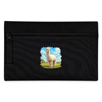Alpaca Alpakas Alpaka - Federtasche - Schwarz - Vorne