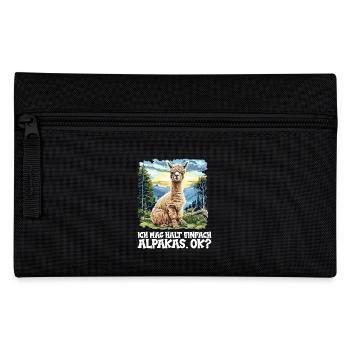 Alpaca Alpacas Alpaca - Pencil Case - black - Front