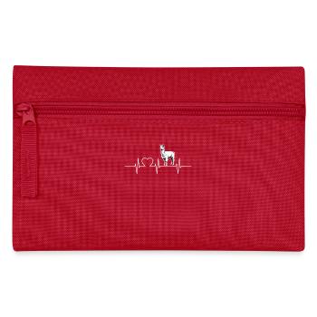 Alpaca Alpakas Alpaka - Federtasche - Rot - Vorne