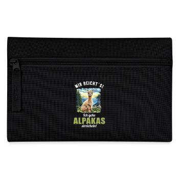 Alpaca Alpacas Alpaca - Pencil Case - black - Front