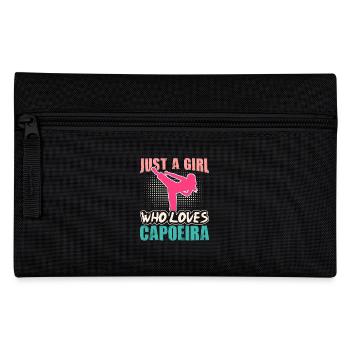 Just a Girl who loves Capoeira - Pencil Case - black - Front