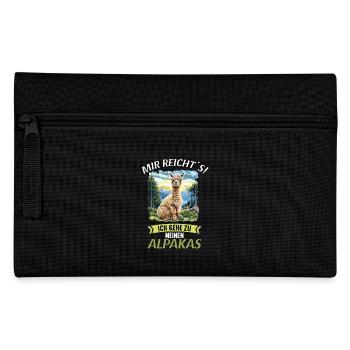 Alpaca Alpacas Alpaca - Pencil Case - black - Front
