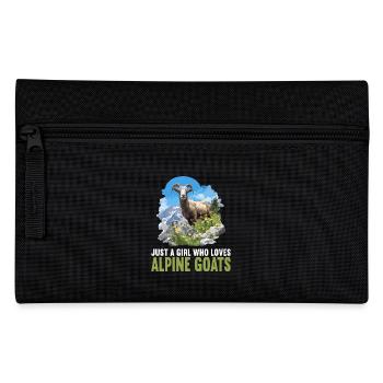 Alpine Goat Bergziegen Bergziege - Federtasche - Schwarz - Vorne