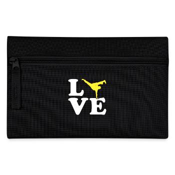 Capoeira Liebe - Federtasche - Schwarz - Vorne