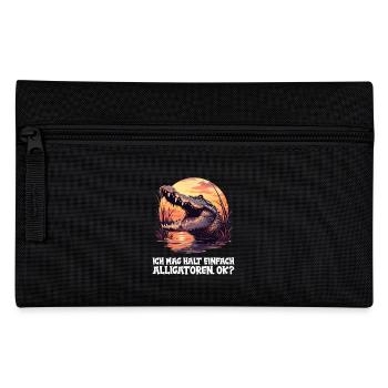 Alligatoren Alligator - Pencil Case - black - Front