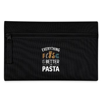 Tout est meilleur avec les pâtes - Trousse - noir - Devant