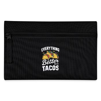 Tout est meilleur avec les tacos - Perfektes - Trousse - noir - Devant