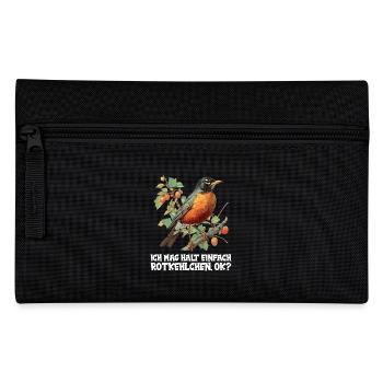 Robin Rotkehlchen - Pencil Case - black - Front
