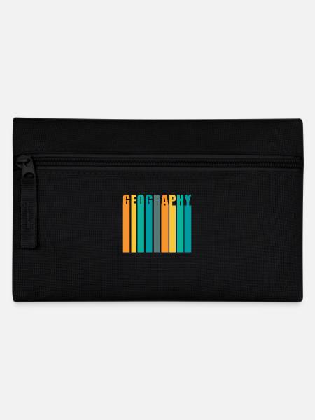 Geography Retro Vintage Stil - Federtasche - Schwarz