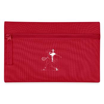 Tennisspielerin Skizze - Federtasche - Rot - Vorne
