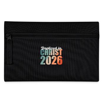 Baptisés en Christ 2026 - Trousse - noir - Devant