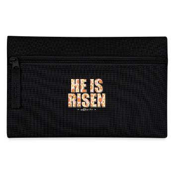 Er Ist Auferstanden Christlich Jesus Jesus - Federtasche - Schwarz - Vorne