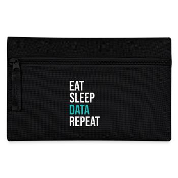 Mangez des données sur le sommeil Répéter les statistiques Amateurs - Trousse - noir - Devant