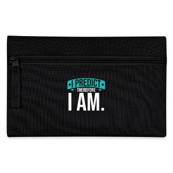 I predict, that's why I'm - statistician - Pencil Case - black - Front