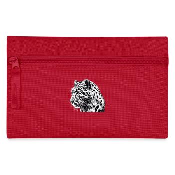 Leoparden Leopard - Pencil Case - red - Front