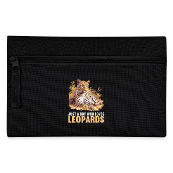 Leoparden Leopard - Pencil Case - black - Front