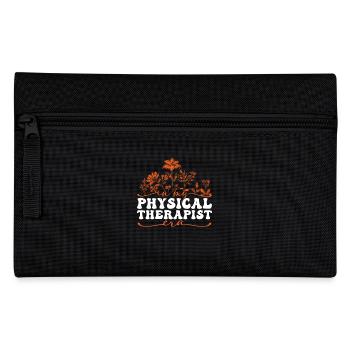 In My Physical Therapist Era Blumen - Federtasche - Schwarz - Vorne
