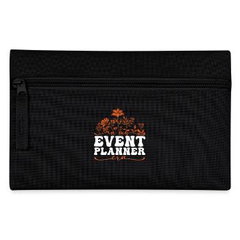 Dans mon agenda de l’époque Motif floral - Trousse - noir - Devant
