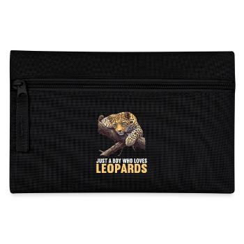 Leoparden Leopard - Pencil Case - black - Front
