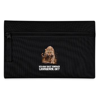 Leoparden Leopard - Pencil Case - black - Front