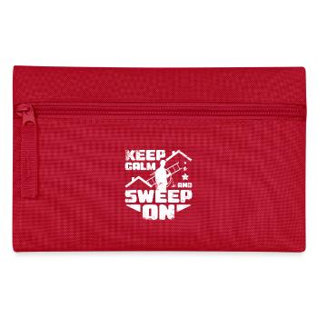 Drôle de ramoneur, restez calme et balayez - Trousse - rouge - Devant