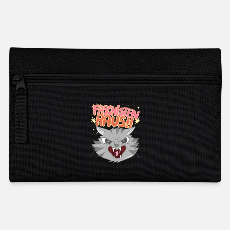 Faschisten Raus! 2 - Federtasche - Schwarz