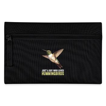 Hummingbird Kolibris Kolibri - Federtasche - Schwarz - Vorne